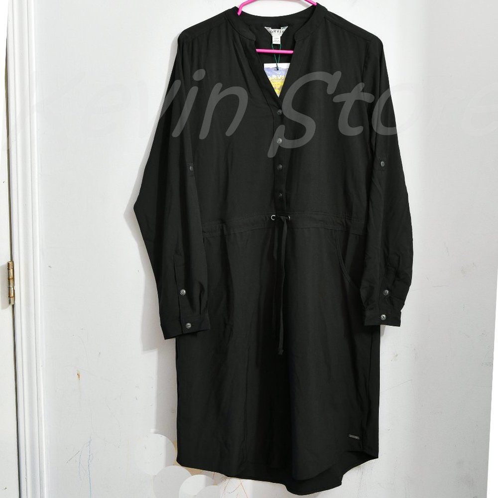 Orvis Women Pack and Go Dress in Black - Picture 4 of 11